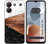 Funda Silicona Zte Blade A54 4G Mármol 11