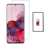 Kit 2 Película de vidrio templado 5D Cubierta completa para Xiaomi Poco M4 5G - Transparente/Negro