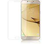 Pelicula Protectora para Samsung Galaxy A8 2016 en TRANSPARENCIA ELEVADA - Vidrio Templado (Tempered) Cristal Antibalas Compatible 3D con Dureza 9H