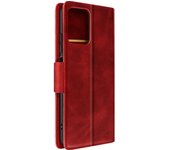 Funda Tarjetero Rojo para Nokia G22 en Polipiel, Soporte de Vídeo