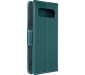 Funda tarjetero para Google Pixel 8 Soporte Anti-RFID Verde azulado