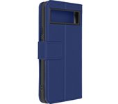 Funda Google Pixel 8 Solapa Tarjetero Soporte Vídeo Azul