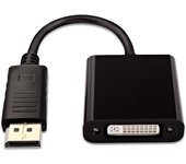 V7 Adattatore video nero da DisplayPort maschio a DVI-I femmina attiva