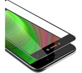Pelicula Protectora para Honor 8 LITE en TRANSPARENTE con NEGRO - Pantalla de Vidrio Templado Cobertura Completa (Tempered) Compatible 3D con Dureza 9H