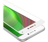 Pelicula Protectora para Honor 8 LITE en TRANSPARENTE con BLANCO - Pantalla de Vidrio Templado Cobertura Completa (Tempered) Compatible 3D con Dureza 9H