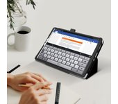 Funda Samsung Galaxy Tab A7 Lite Cierre Soporte Interior Tacto Suave Negro