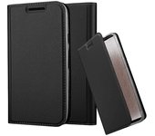 Funda Libro para Motorola MOTO G3 en CLASSY NEGRO - Cubierta Proteccion con Cierre Magnetico, Tarjetero y Funcion de Suporte - Etui Case Cover Carcasa