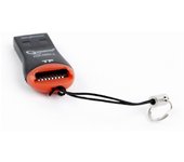Gembird FD2-MSD-3 lector de tarjeta USB 2.0 Negro, Rojo