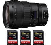 Z 14-24mm f/2.8 S + 3 SanDisk 32GB UHS-II 300 MB/s + PDF  pulgadas pulgadas20 TÉCNICAS PARA MEJORAR SUS FOTOS pulgadas