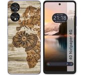 Funda Silicona TCL 40 NXTPAPER Madera 07