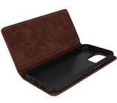 Funda iPhone 13 Pro Tarjetero Soporte Marrón