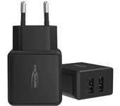 Ansmann HC212 Universal Negro Corriente alterna Interior