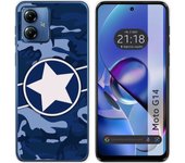 Funda Silicona Motorola Moto G14 Camuflaje 03