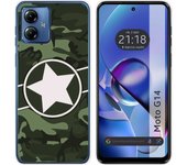 Funda Silicona Motorola Moto G14 Camuflaje 01