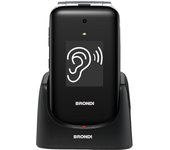 Brondi Amico Supervoice 7,11 cm (2.8 pulgadas pulgadas) Negro Teléfono para personas mayores