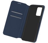 Funda Samsung Galaxy A72 Tarjetero Soporte Vídeo Azul Oscuro