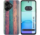 Funda Silicona Xiaomi Redmi 13 4G Madera 10
