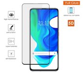 Protector Cristal Templado Completo 5D Full Glue Negro para Xiaomi POCO F2 Pro