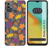 Funda Silicona Transparente Zte Blade A53 Pro Otoño