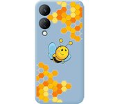 Funda Silicona Azul Vivo Y17s Abeja