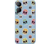 Funda Silicona Azul Vivo Y17s Catrina