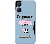 Funda Silicona Azul Vivo Y17s Vaca