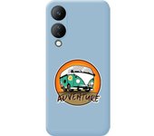 Funda Silicona Azul Vivo Y17s Adventure