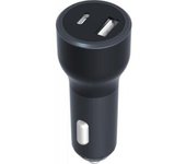 BigBen Connected Cargador de coche doble USB A C 32W (12 20W) Suministro de energía Negro