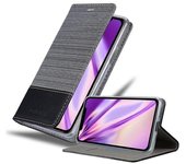 Funda Libro para Apple iPhone 11 PRO MAX (XI PRO MAX) en GRIS NEGRO - Cubierta Proteccion con Cierre Magnetico, Tarjetero y Funcion de Suporte - Etui Case Cover Carcasa