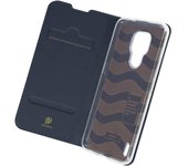 Funda Motorola Moto E7 Tarjetero Soporte Azul oscuro