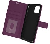Funda Samsung Galaxy A03 Solapa Tarjetero Soporte Vídeo violeta