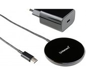 Intenso MB1 Universal Negro USB Cargador inalámbrico Carga rápida Interior
