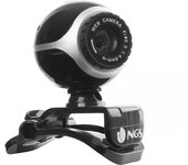 NGS Xpresscam300 cámara web 8 MP 1920 x 1080 Pixeles USB 2.0 Negro, Plata