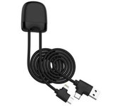 XOOPAR 4 en 1 Ice-C Eco-responsable USB A, USB C / USB C, cable Lightning 1m Negro