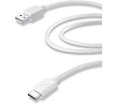 Cellularline USBDATACUSBC2TW cable USB 2 m USB 3.2 Gen 1 (3.1 Gen 1) USB A USB C Blanco
