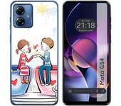 Funda Silicona Motorola Moto G54 5G Café