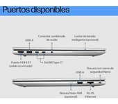 HP ProBook 460 G11 Intel Core Ultra 7 155U Portátil 40,6 cm (16 pulgadas pulgadas) WUXGA 16 GB DDR5-SDRAM 512 GB SSD Wi-Fi 6E (802.11ax) Windows 11 Pro Plata