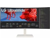LG 38WR85QC-W pantalla para PC 96,5 cm (38 pulgadas pulgadas) 3840 x 1600 Pixeles UltraWide Quad HD LCD Blanco