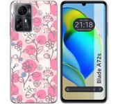 Funda Silicona Zte Blade A72s Flores 07