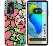 Funda Silicona Zte Blade A72s Flores 02