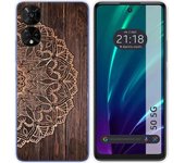 Funda Silicona TCL 50 5G Madera 06