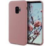 Minimalist Series Funda Silicona para Samsung S9, Rosa Palo con Acabado Mate, Cover Carcasa de TPU S