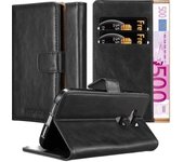 Funda Libro para Huawei G7 PLUS / G8 / GX8 en NEGRO GRAFITO - Cubierta Proteccion con Cierre Magnetico, Tarjetero y Funcion de Suporte - Etui Case Cover Carcasa