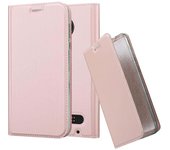 Funda Libro para Motorola MOTO Z2 en CLASSY ORO ROSA - Cubierta Proteccion con Cierre Magnetico, Tarjetero y Funcion de Suporte - Etui Case Cover Carcasa