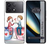 Funda Silicona Xiaomi Poco F6 Pro 5G Café