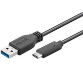 Microconnect USB3.1CA2 cable USB 2 m USB 3.2 Gen 1 (3.1 Gen 1) USB C USB A Negro
