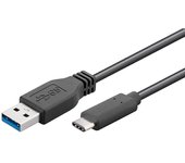 Microconnect USB3.1CA0015 cable USB 0,15 m USB 3.2 Gen 1 (3.1 Gen 1) USB C USB A Negro