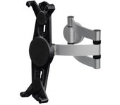 Uni Wall Bracket Soporte de pared para tablet (brazo ajustable) plástico, aluminio negro, plateado T