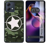 Funda Silicona Motorola Moto G84 5G Camuflaje 01