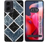 Funda Silicona Motorola Moto G04 / G24 Mármol 06